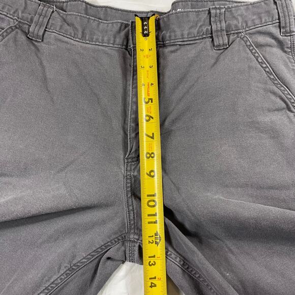 Vintage Y2K Carhartt Khaki Work Shorts + Gray Relaxed Fit Shorts Bundle Men’s 38 - Picture 13 of 16